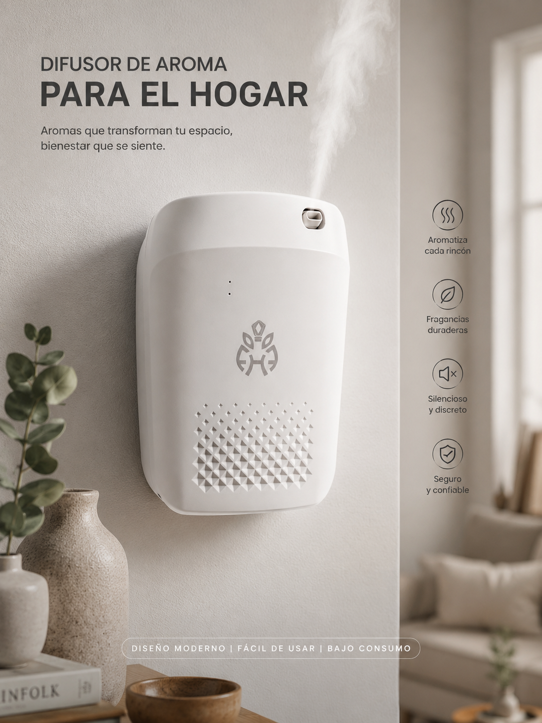 Difusor de Aroma para el Hogar - De Pared