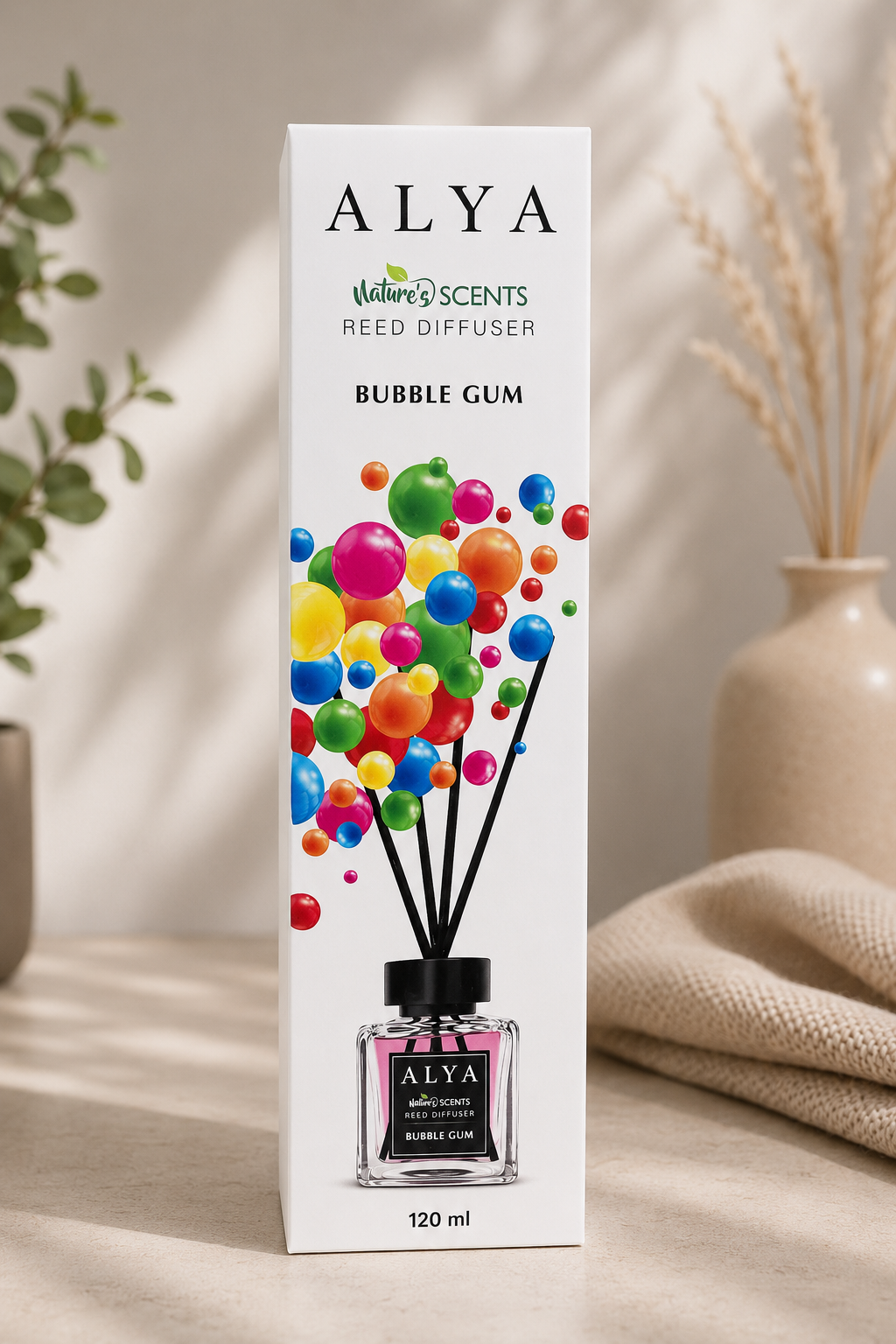 ALYA Nature's Scents Reed Diffuser 120ml