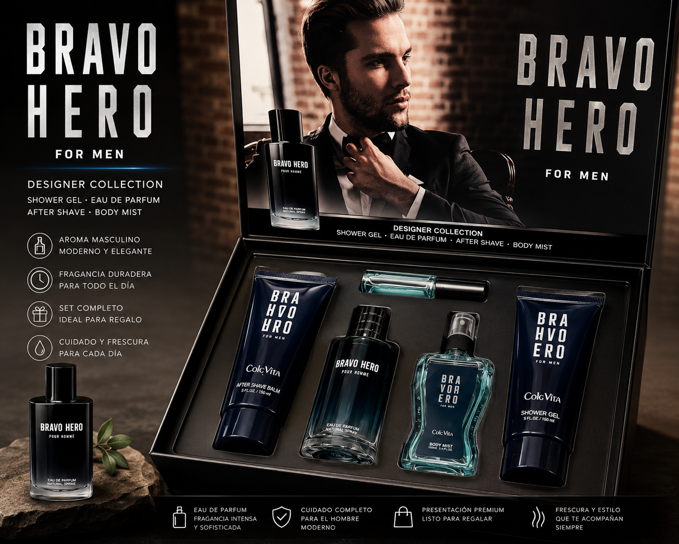 Bravo Hero For Men - Designer Collection