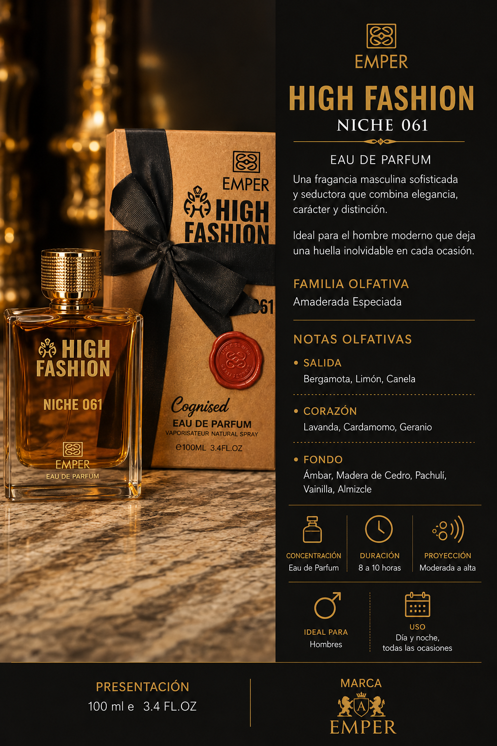 High Fashion Niche 061 Eau de Parfum - Emper